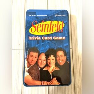 Pressman Seinfeld Trivia Card Game - Classic Blue